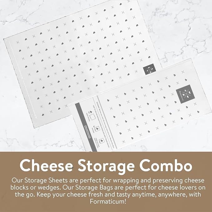 Formaticum Reusable Cheese Storage Bags, Store Cheese, Sandwiches, and - Image 5