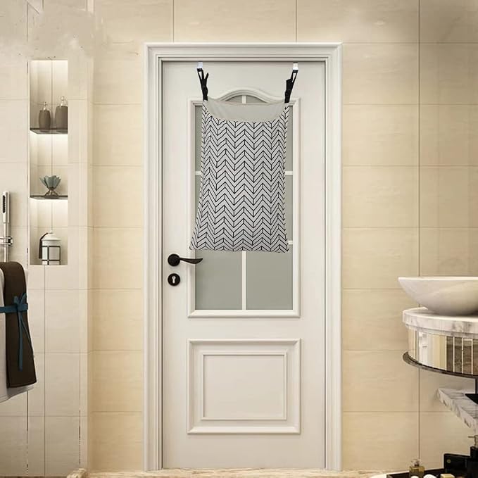 Adjustable Space Saving Door Hanging Laundry Hamper Bag Dorm Laundry Bag - Image 5