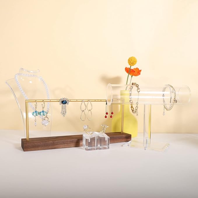 GemeShou wooden earring holder organizer - Image 6