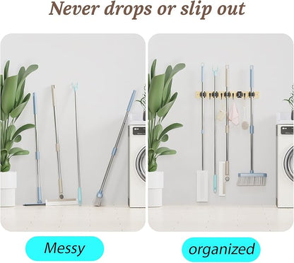 Mop and Broom Holder Wall Mount - Image 7