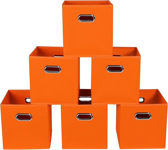 Fabric storage bins Cubes, Fabric Cube Organizer by Yunkeeper