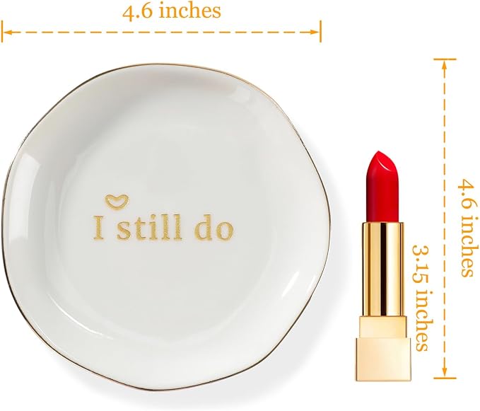 HOME SMILE I Still Do Ring Dish Annniversary Gifts - Image 6