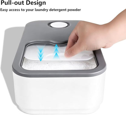 2.6GAL Laundry Powder Container, Powder Laundry Detergent Container, Plastic - Image 3