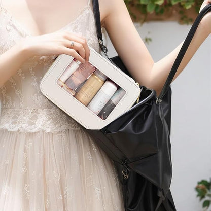 Travel Clear Makeup Bag Set, TSA Approved Cosmetic Bag Case - Image 4
