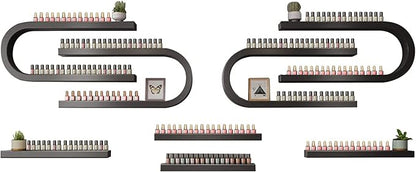 Wall Mounted Shelf Nail Polish Bottle Display Rack, U-Shaped Essential Oil - Image 3