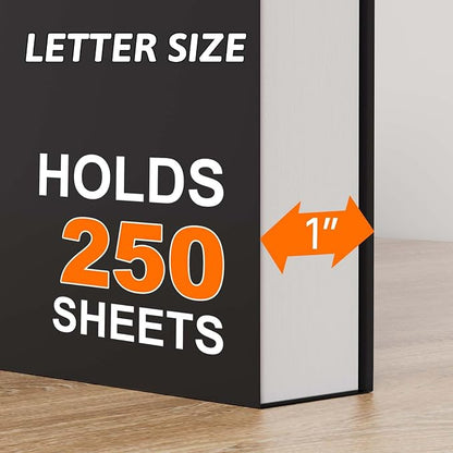Plastic Hanging File Folders Letter Size, 12 Pack Reinforced 1" Expanding Heavy - Image 4