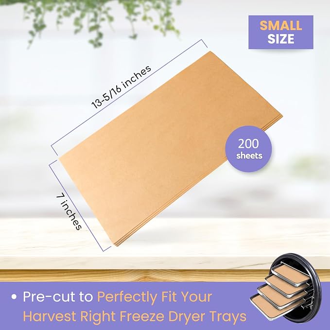 200 pack Parchment Paper For Harvest Right Freeze Dryer - Image 2