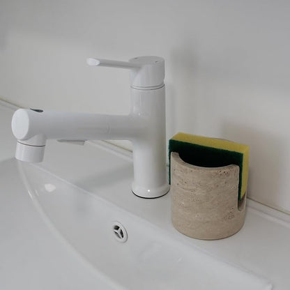 Natural Travertine Sponge Holder - Image 2