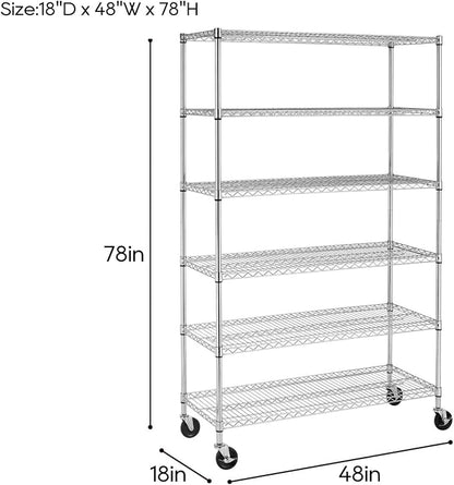 BestOffice | 6-Tier Wire Shelf - Image 3