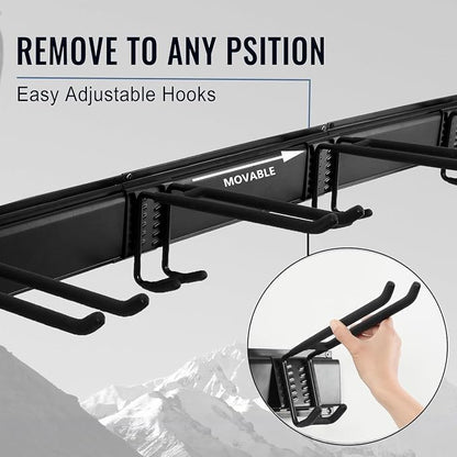 Wall Mount Tool Storage Rack, Garage Organization, Heavy Duty Garage Storage - Image 3