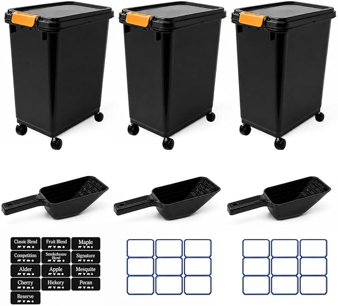 3 Sets 22lb Dog Food Storage Container by Unknown