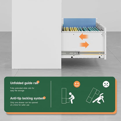 Letaya 2 Drawer File Cabinet - Image 7