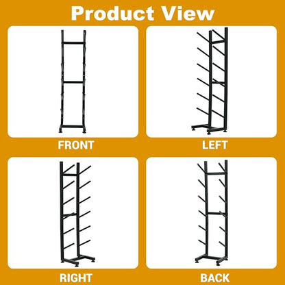 BiJun Skateboard Racks Floor Stand, 6-Layer Skateboard Wall Mount, Snowboard - Image 9