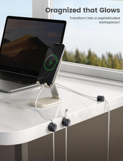 12Pack Magnetic Cord Organizer Cable Clips - Image 4