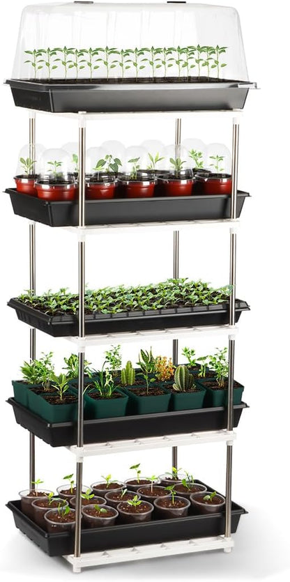 RooTrimmer 5 Layer Seed Starter Tray, Plant Stand, Storage by RooTrimmer