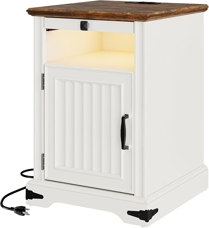 IRONCK Farmhouse Nightstand - Image 8