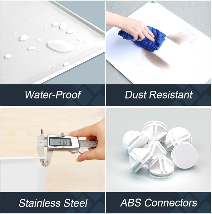 Aeitc Portable Storage Cubes-14 x14 Cube Wire Cube Storage Organizer Clothes - Image 7