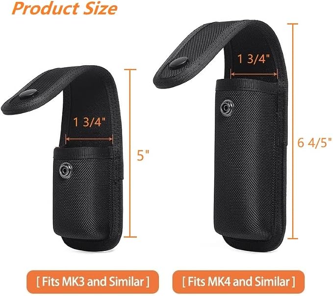 TACNEX OC/Mace Spray Holster for Duty Belt Pepper Spray Pouch MK3 MK4 Canister - Image 4