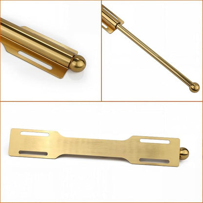 Valet Rod for Closet Pull Out, Rod for Bedroom Laundry Room Bathroom, Brushed - Image 7
