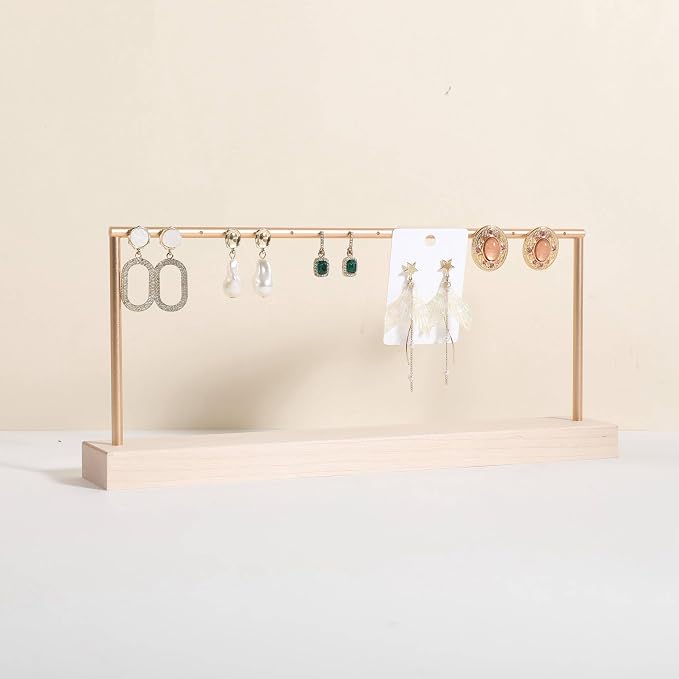 GemeShou wooden earring holder organizer by GemeShou