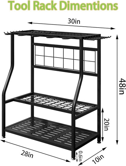 Garden Tool Organizer Yard Tool Tower Rack Shed Organization | Garage - Image 2