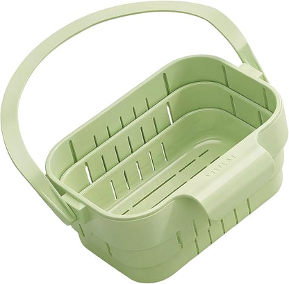 Expandable Foldable Sink Hanging Drain Basket Strainer Colander - Image 6
