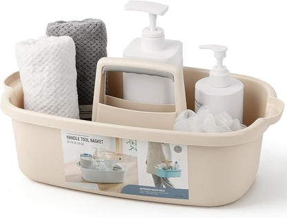 Large Cleaning Supplies Caddy Portable Shower Basket Supply Organizer by JiatuA