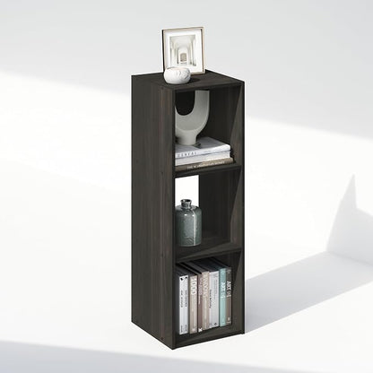 Furinno PELLI Book Shelf, 3-Cube Bookshelf, Cube Storage Organizer Bookcase - Image 5