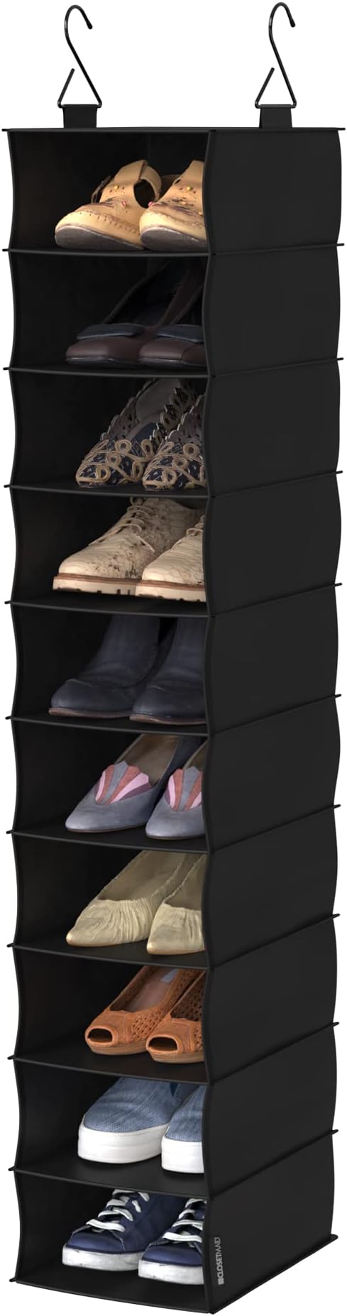 ClosetMaid 10-Shelf Fabric Hanging Shoe Storage Organizer by Unknown