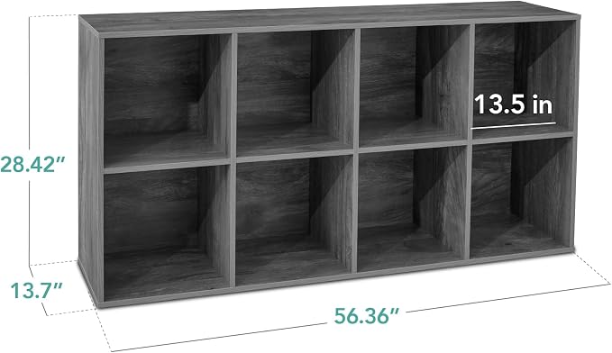 Best Choice Products 8-Cube Storage Organizer, 13.5in Shelf Opening, Display - Image 2