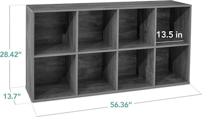 Best Choice Products 8-Cube Storage Organizer, 13.5in Shelf Opening, Display - Image 2