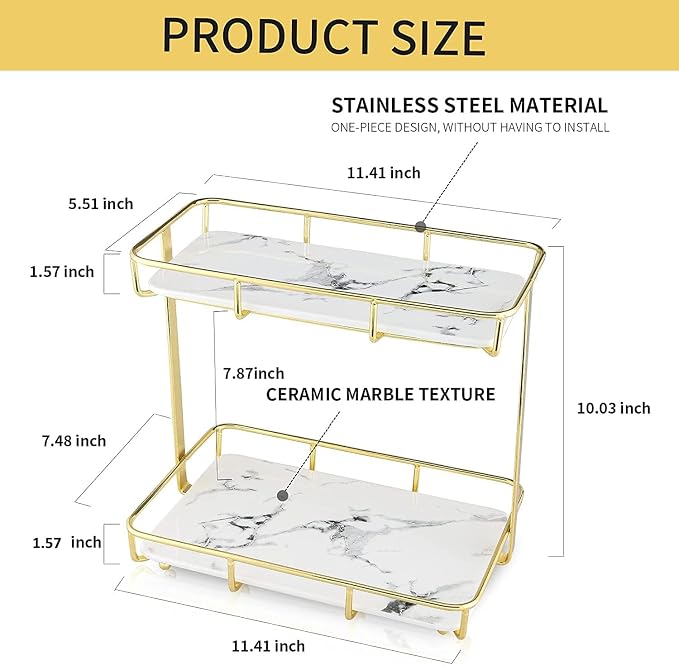 Bathroom Organizer Countertop Perfume Organizer Makeup Organizer Cosmetics - Image 9