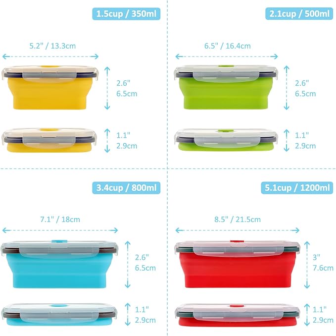 Collapsible Food Storage Containers - Image 5
