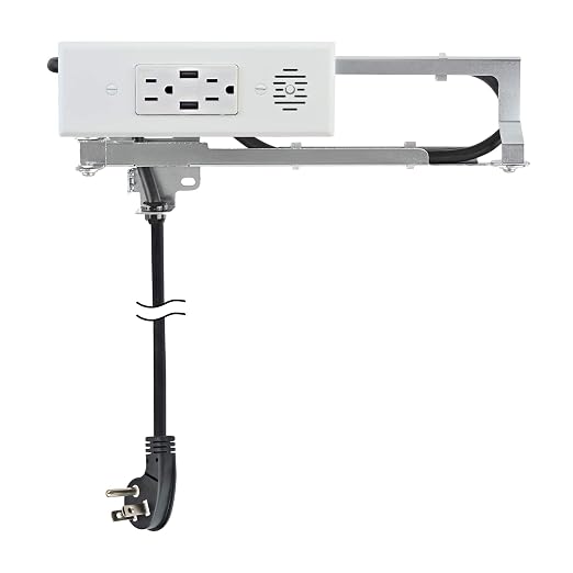 Docking Drawer Blade in-Drawer Outlet, Integrated Safety Shutoff, USB-A & 15 by DockingDrawer