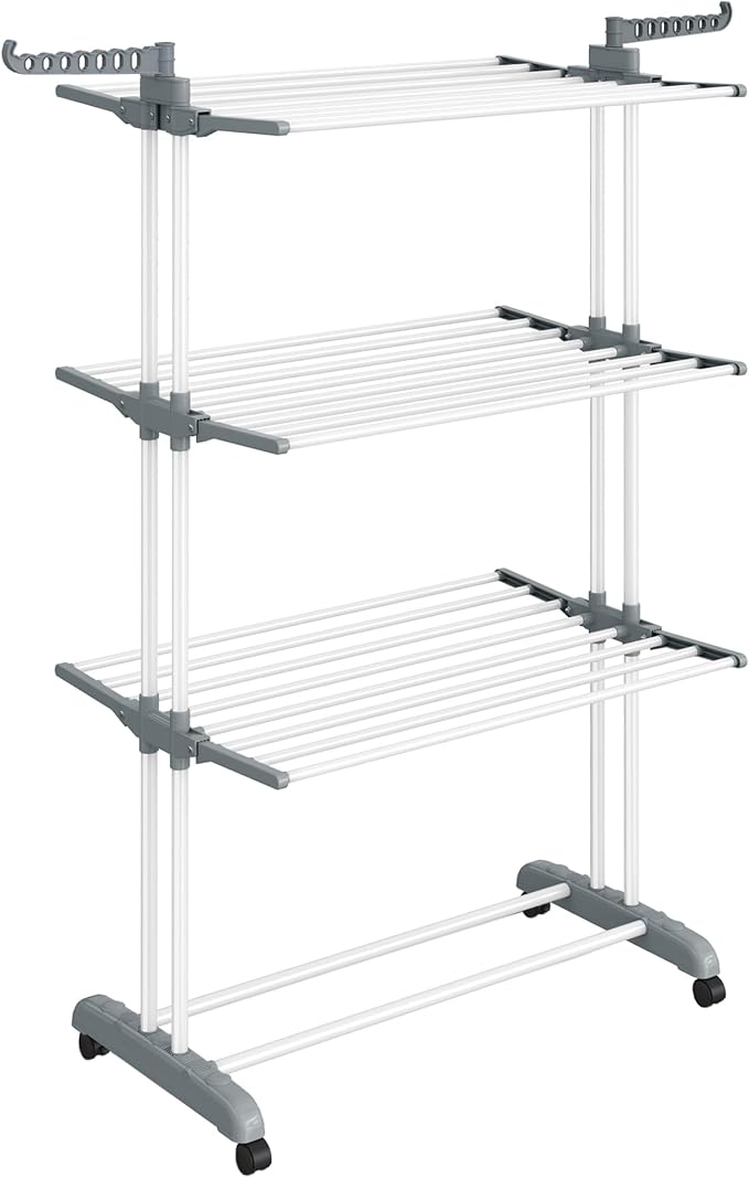 SONGMICS Clothes Drying Rack Stand 4-Tier, Foldable Laundry Drying Rack - Image 9