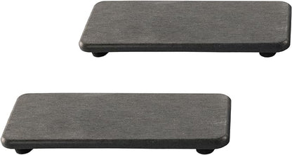 2 Pcs Water Absorbing Stone Trays, Kitchen/Bathroom Sink Soap Dish, Diatomite by NiuYichee
