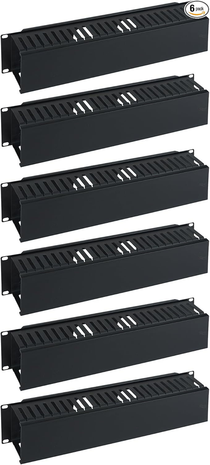 ICC 2U Finger Duct Cable Manager Panel by ICC