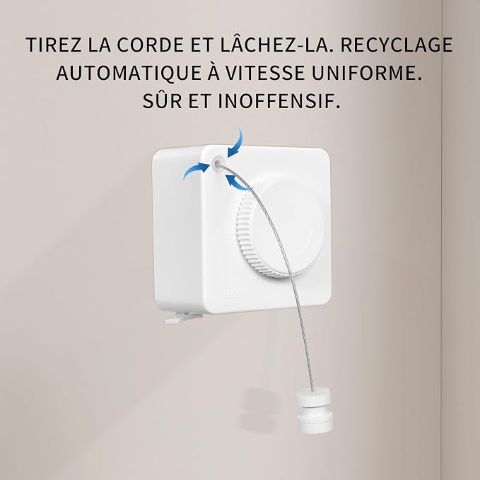 JOOM Retractable Clothesline Heavy Duty Clothes Drying Laundry Line Wall - Image 5