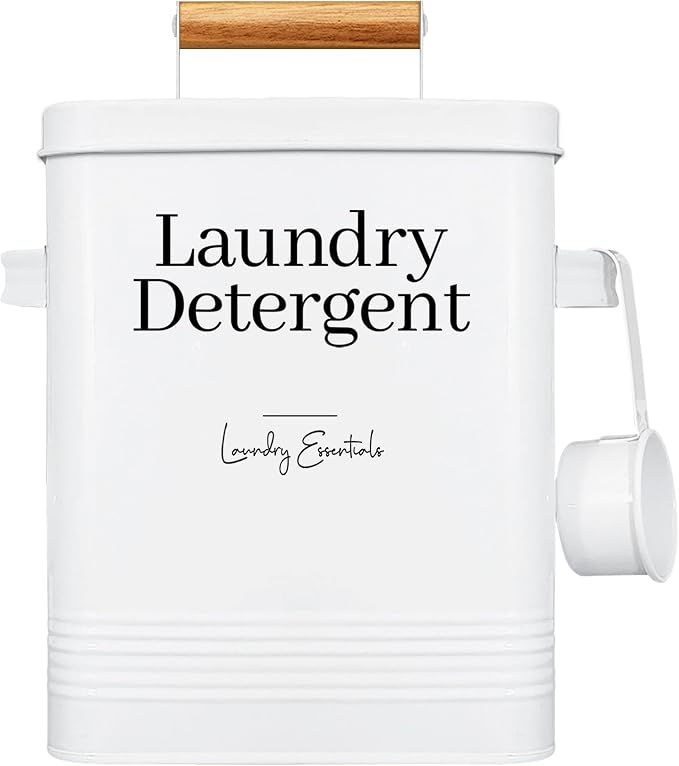 Simplation Laundry Detergent Container, Modern Farmhouse Storage Box by Simplation-LiveOrganizedStayHappy