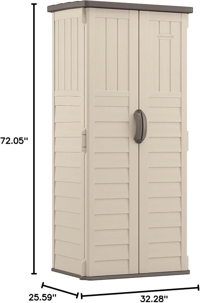 Suncast Vertical Outdoor Storage Shed - Image 10