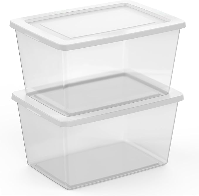 Sterilite 18 Pack Storage Boxes, Lightweight Home Organizers - Image 6