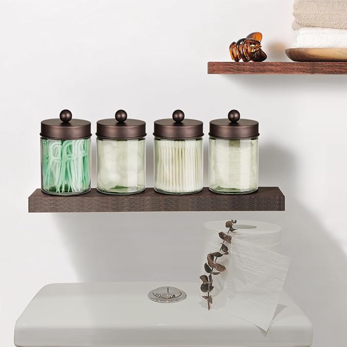 Amolliar Sage Green Apothecary Glass Jar - Image 4