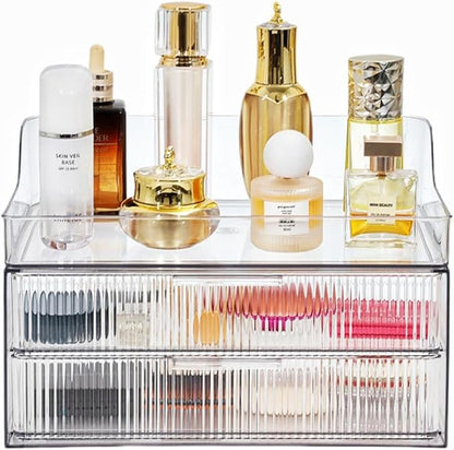 Makeup Organizer Countertop Large Cosmetic Display Cases Cosmetic Organizer by PLINJOY