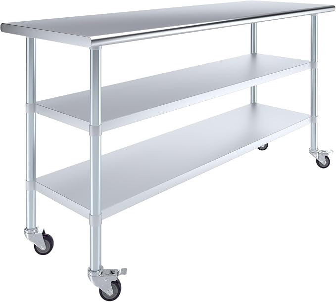 AmGood Stainless Steel Work Table by AmGood