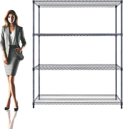 NSF Commercial 4-Tier Wire Shelving by UtilityBasics