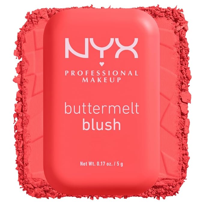 NYX PROFESSIONAL MAKEUP Buttermelt Powder Blush, Fade and Transfer-Resistant - Image 11