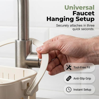 Foldable Hanging Kitchen Sink Drain Basket, 2026 Upgraded Space Saving Sink - Image 5