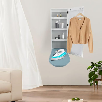 Wall Mounted Ironing Board Cabinet, Built-in Foldable Ironing Board, Wall - Image 5