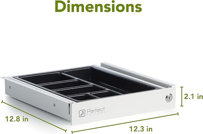 PERFECT POSTURE Max Under Desk Storage Drawer – Large Desk Drawer - Image 3