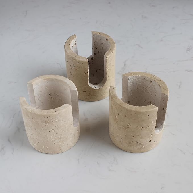 Natural Marble Travertine Sponge Holder - Image 4